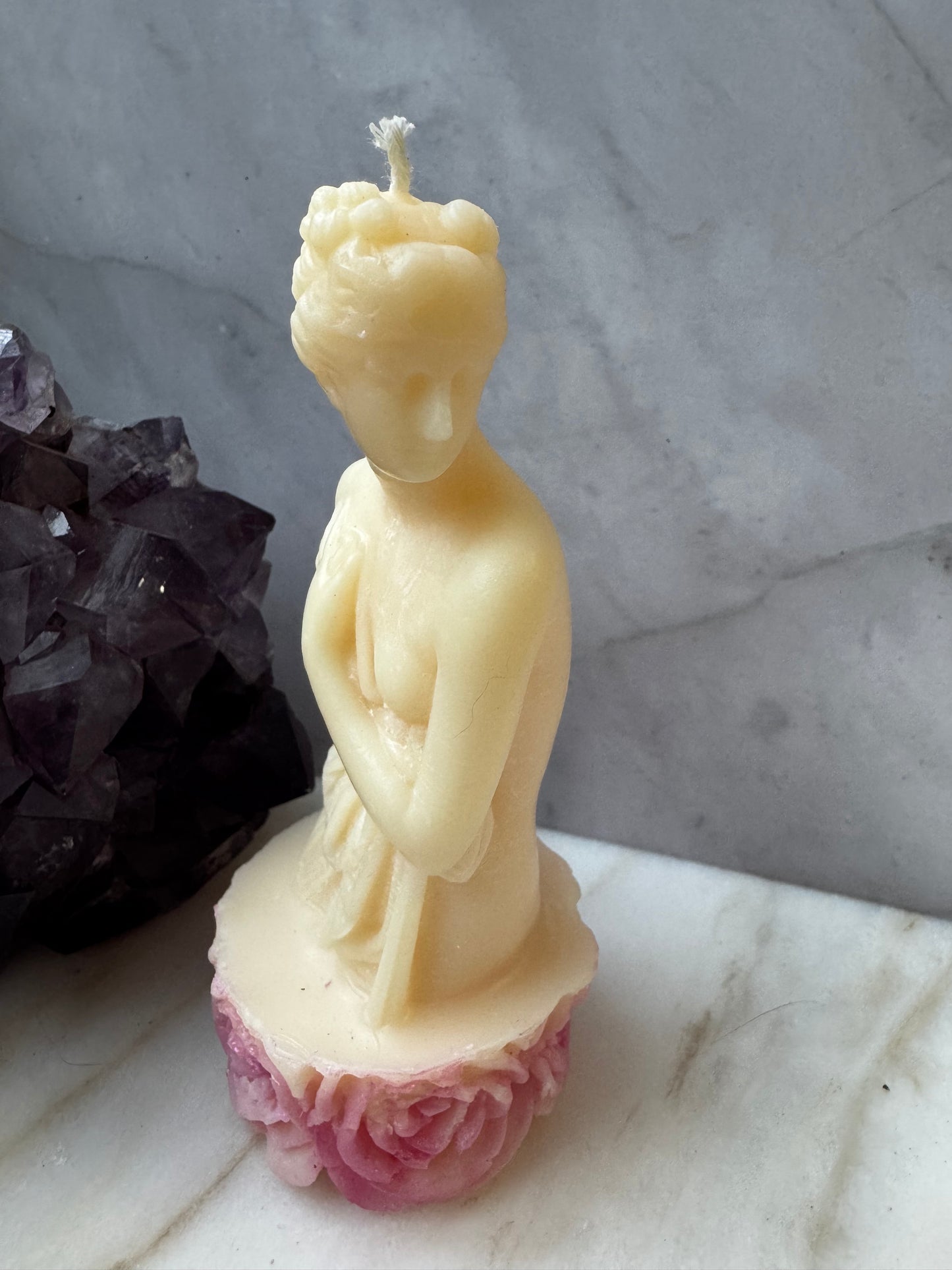 Venus Pillar Candle | Sculptural Goddess Candle