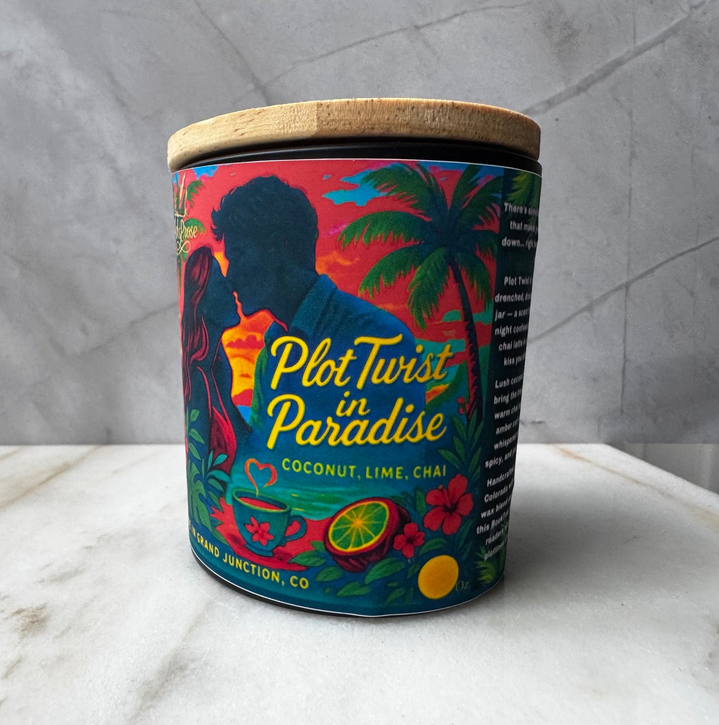 Plot Twist in Paradise | Second Chance Romance Candle