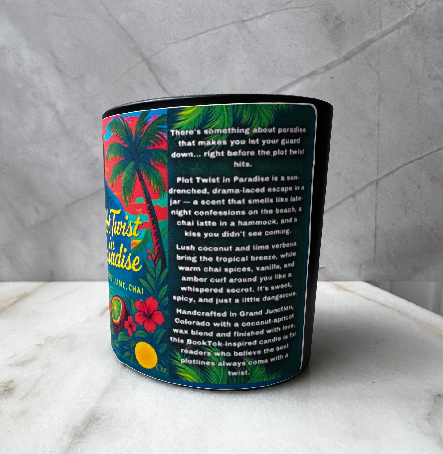 Plot Twist in Paradise | Second Chance Romance Candle