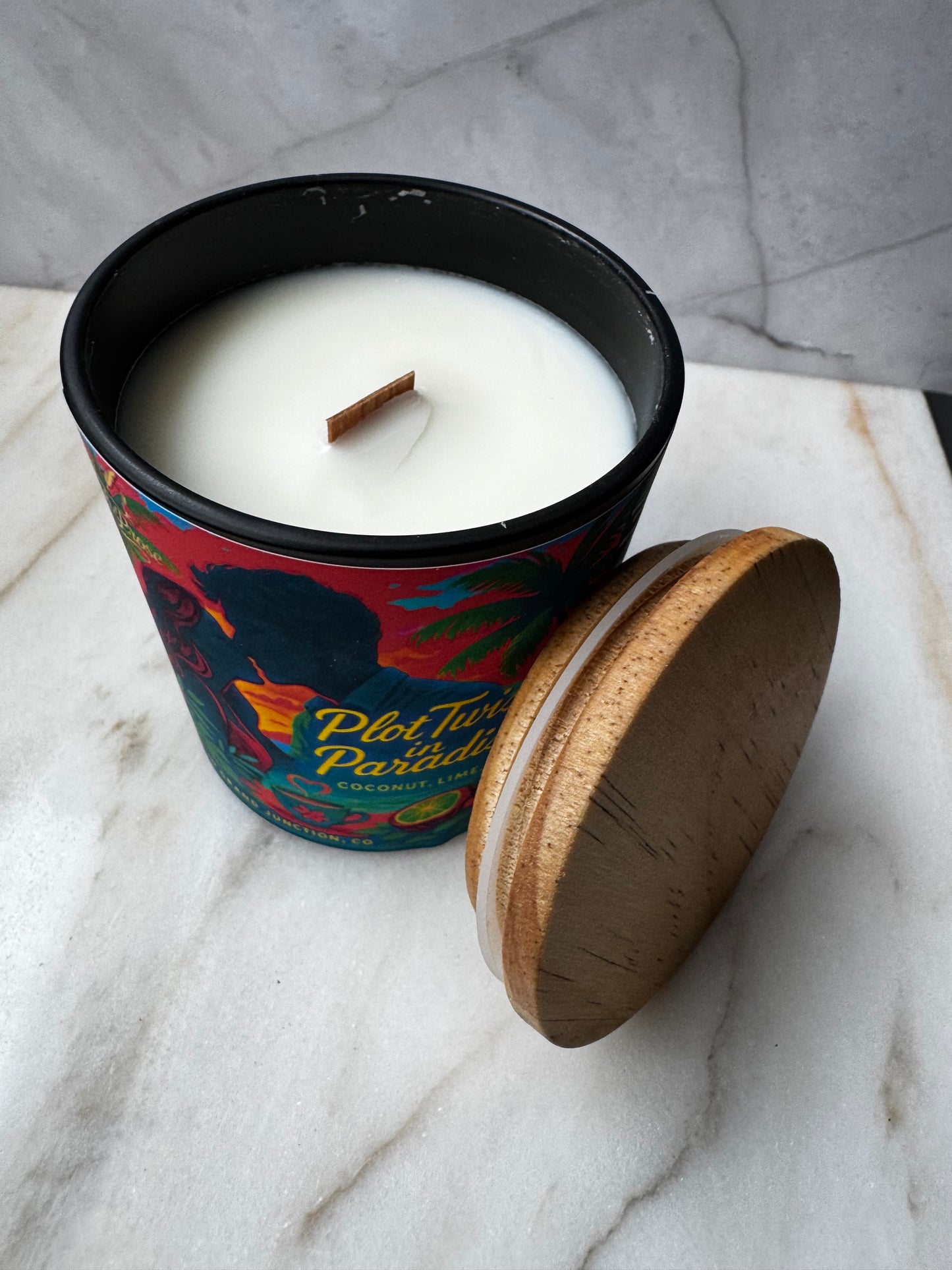 Plot Twist in Paradise | Second Chance Romance Candle