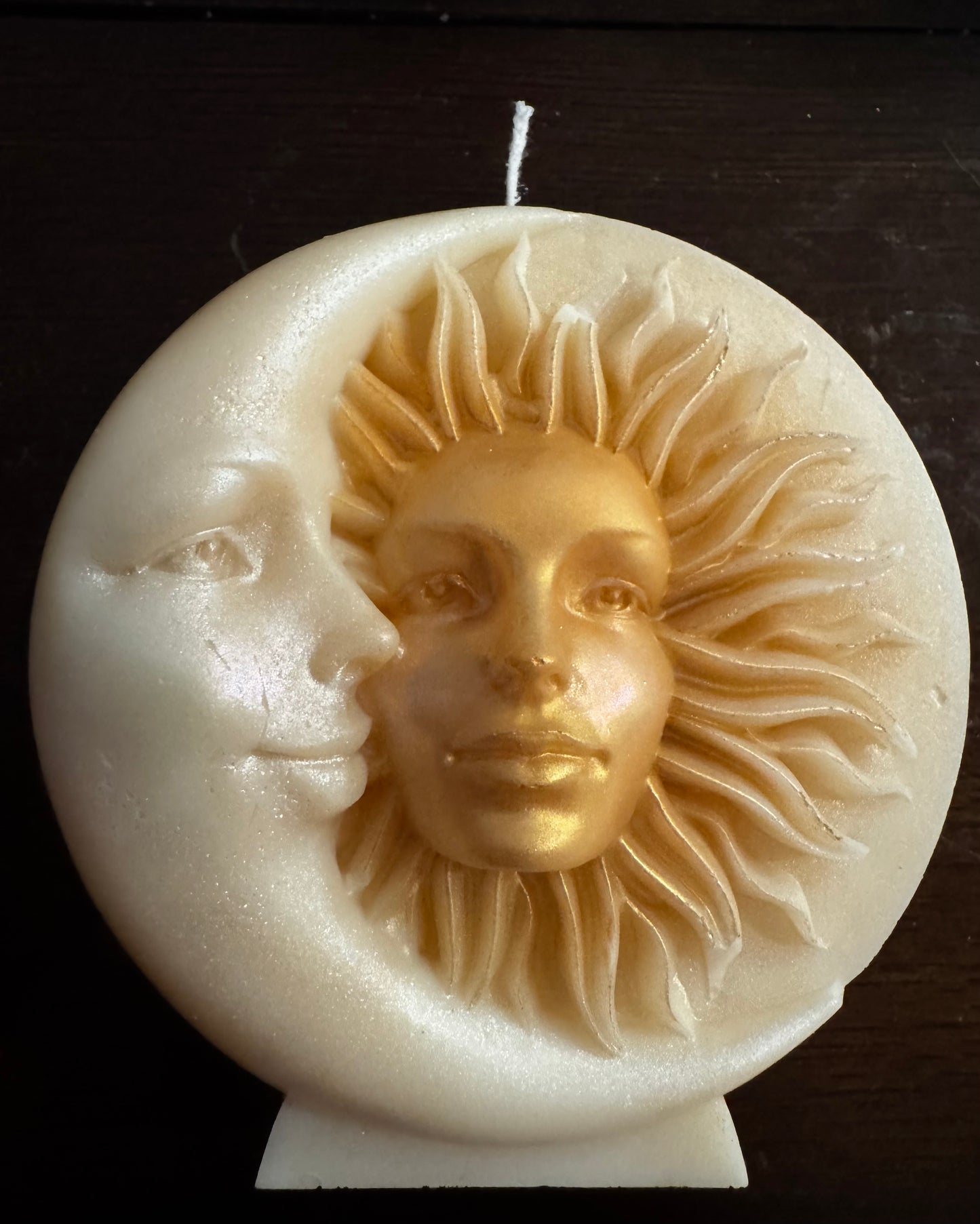 Sun & Moon Pillar Candle | Celestial Candle | Sweet & Enchanted Scent | Magical Home Decor | Dark Academia | Hand-Poured Soy Wax