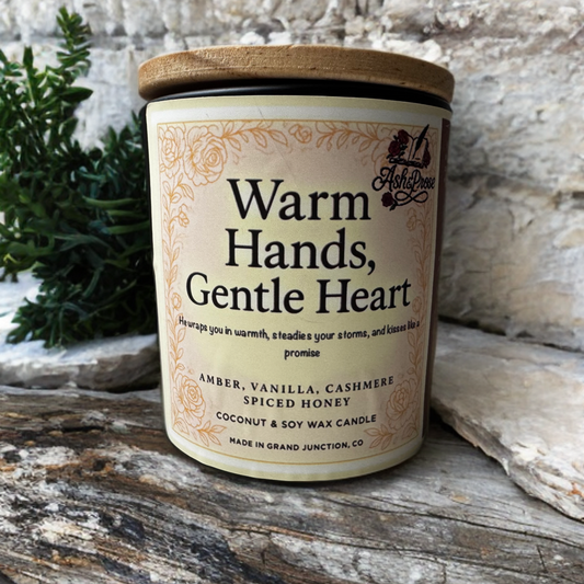 Warm Hands, Gentle Heart | Golden Retriever Trope Candle