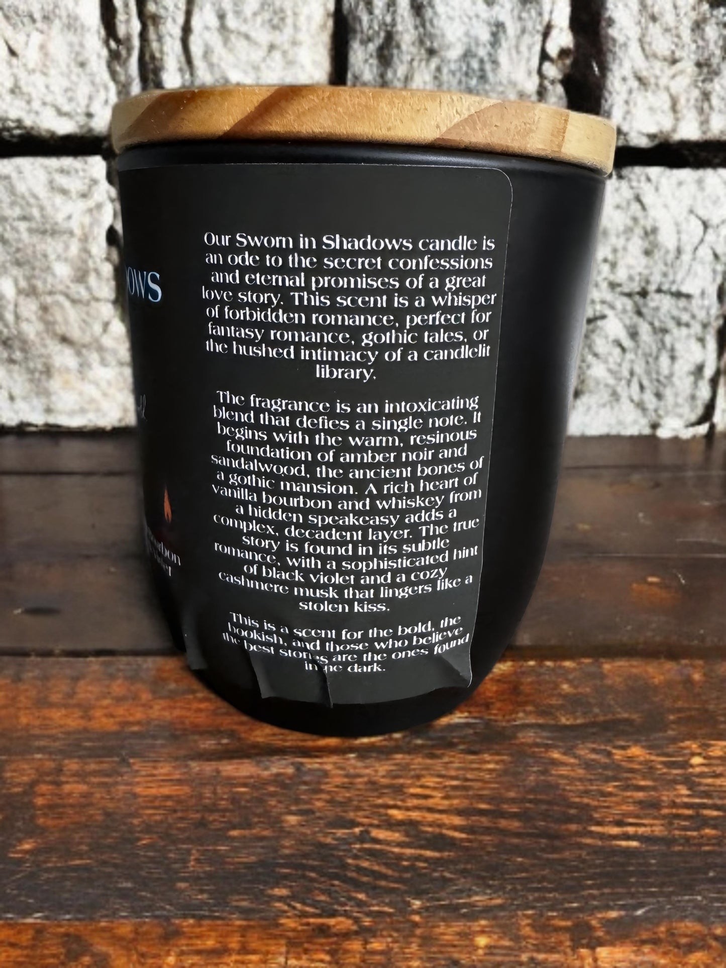 Sworn in Shadows: A Forbidden Romance Candle