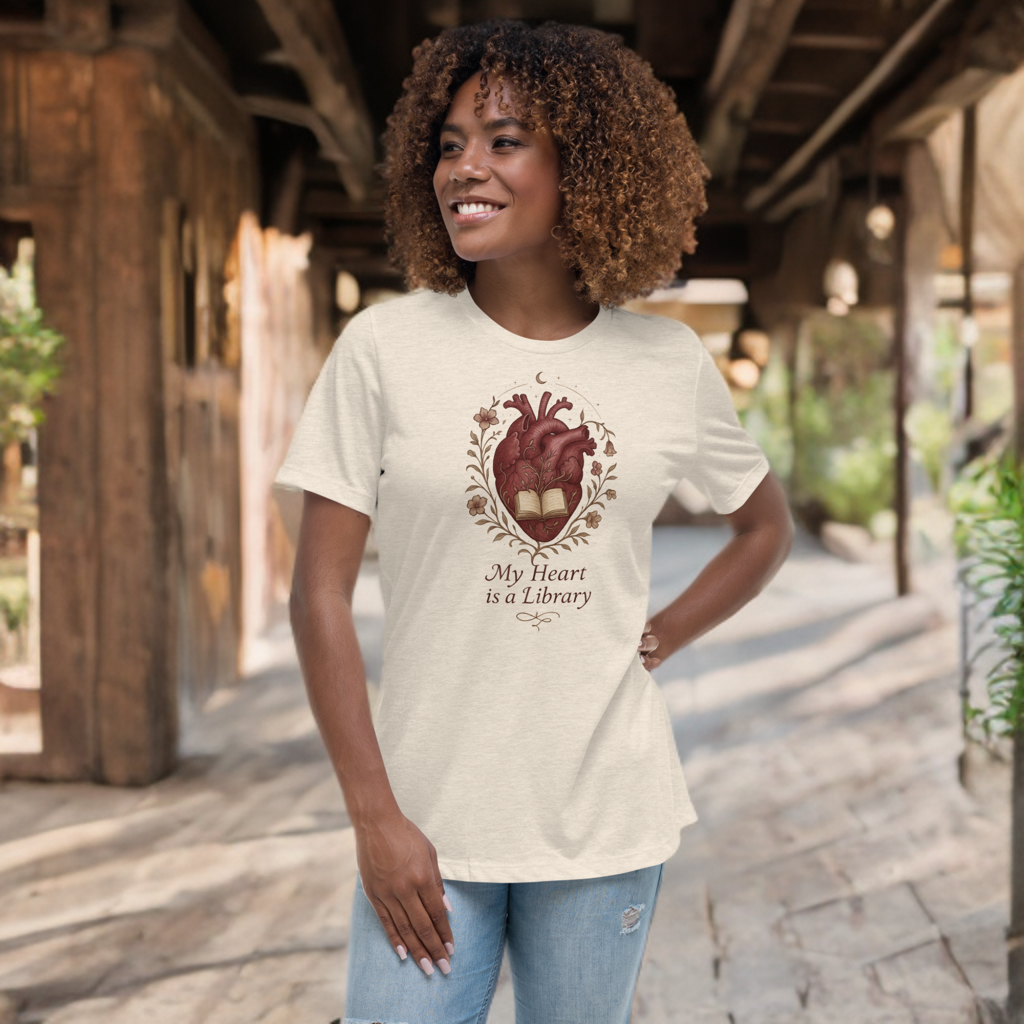 The Heart of the Story | Bookish T-Shirt