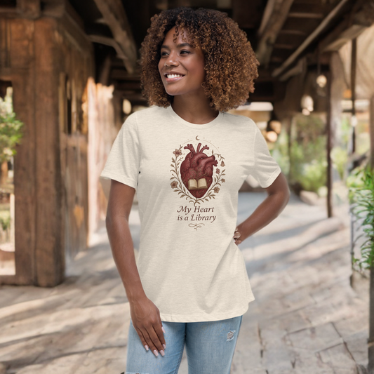 The Heart of the Story | Bookish T-Shirt