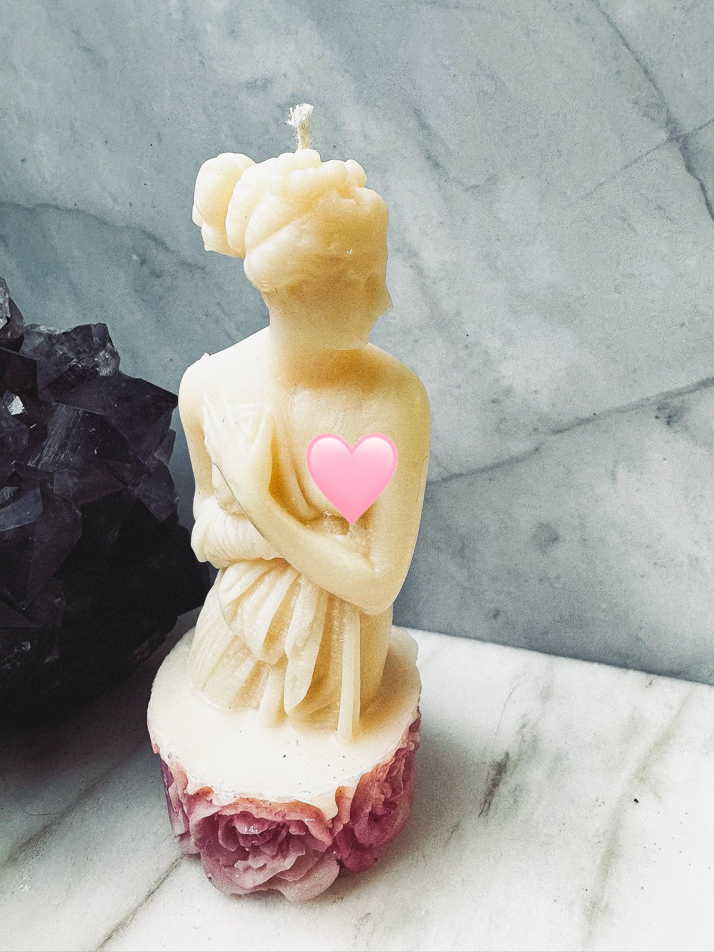 Venus Pillar Candle | Sculptural Goddess Candle
