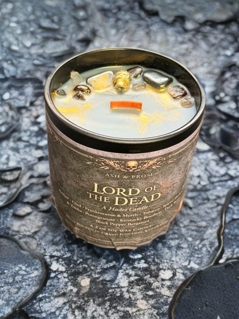 Hades "Lord of the Dead" Scented Candle Pomegranate & Myrrh