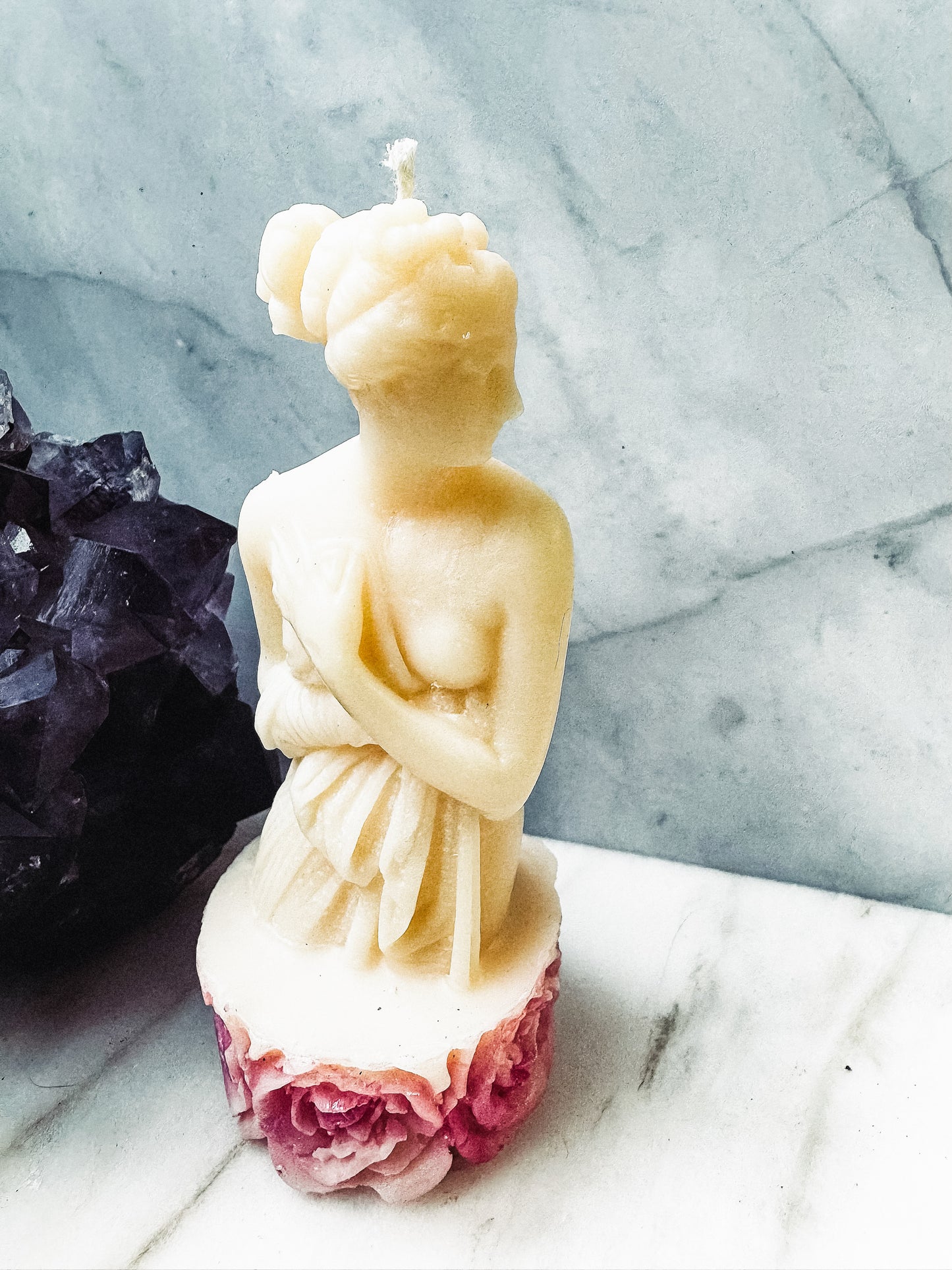 Venus Pillar Candle | Sculptural Goddess Candle
