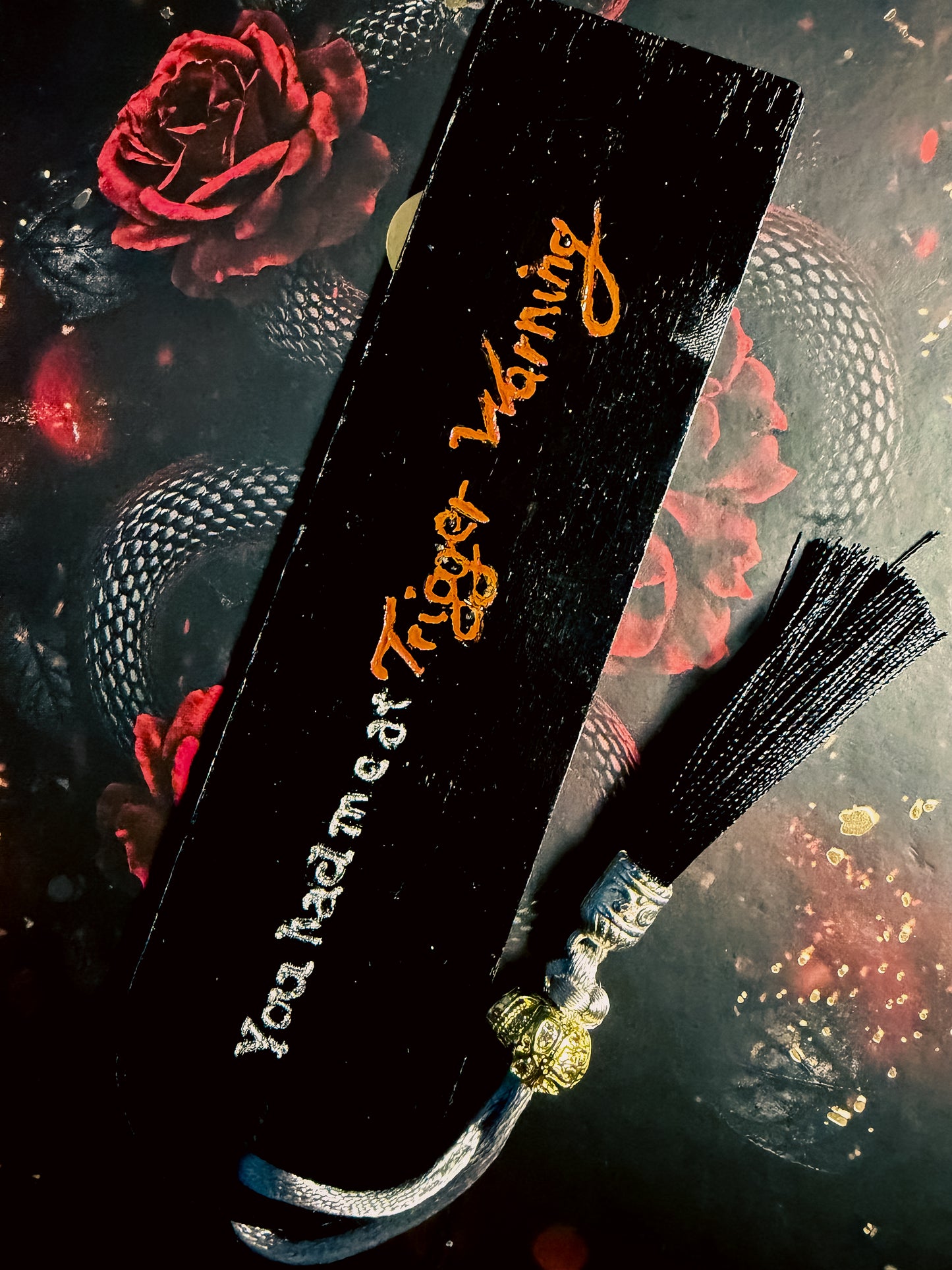 "You Had Me At Trigger Warning" | Dark Romance Bookmark