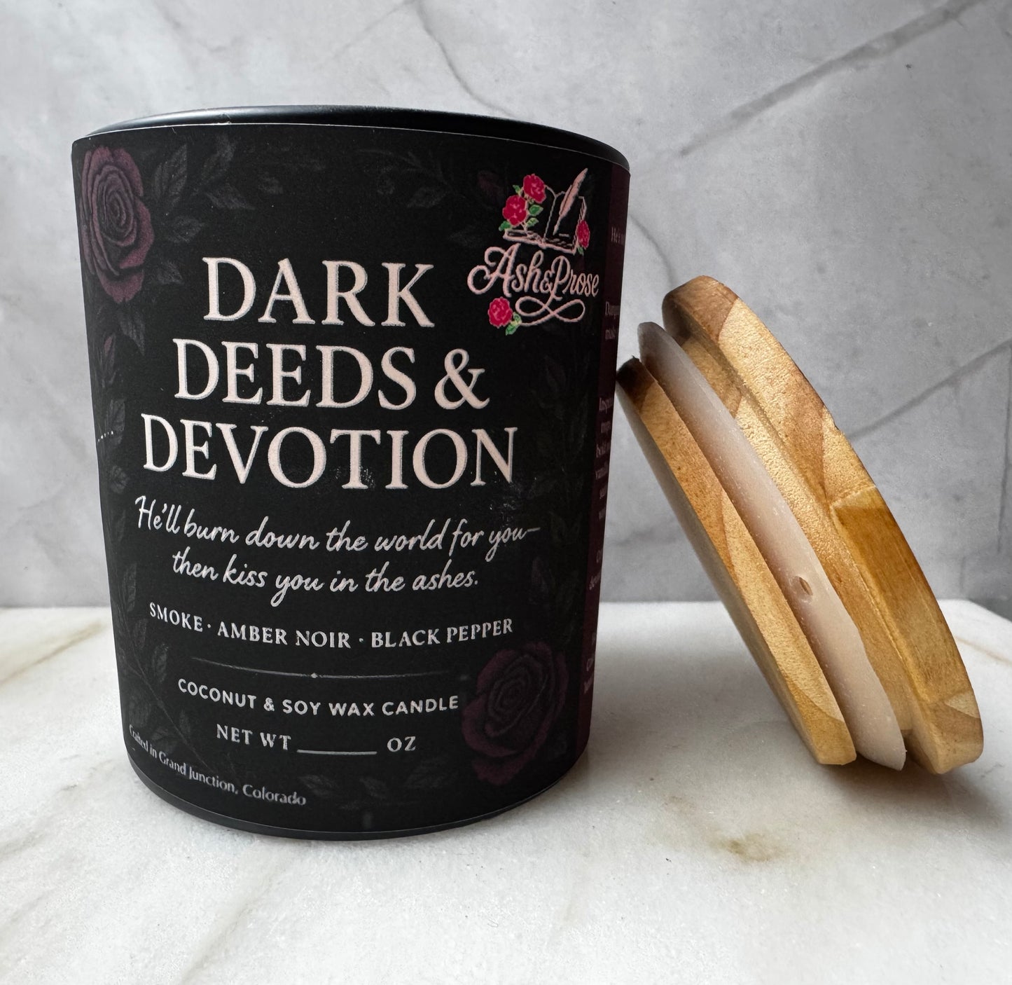 Dark Deeds & Devotion | Dark Romance Candle
