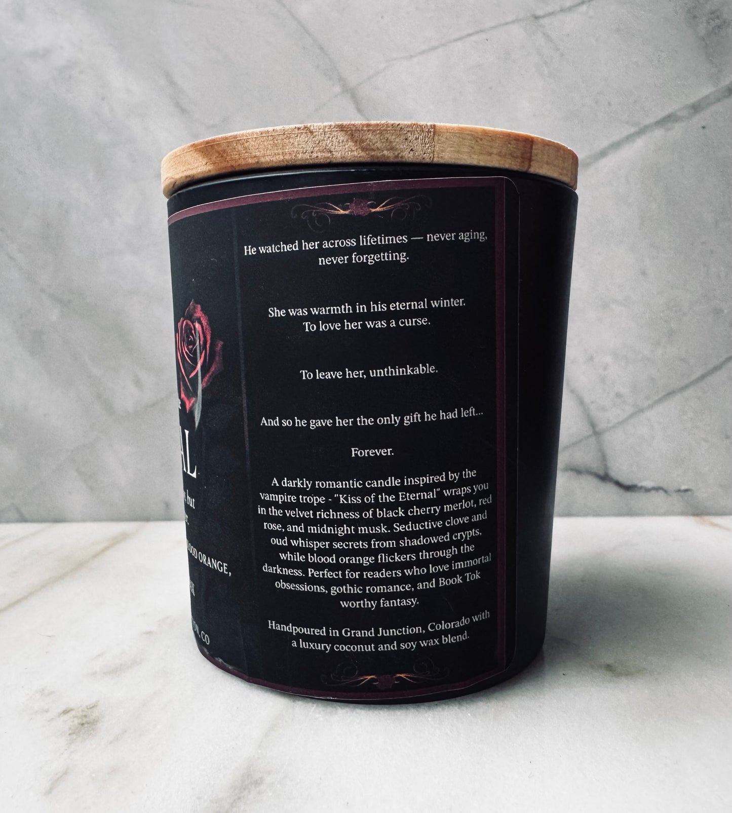 Kiss of the Eternal | Vampire Romance Candle