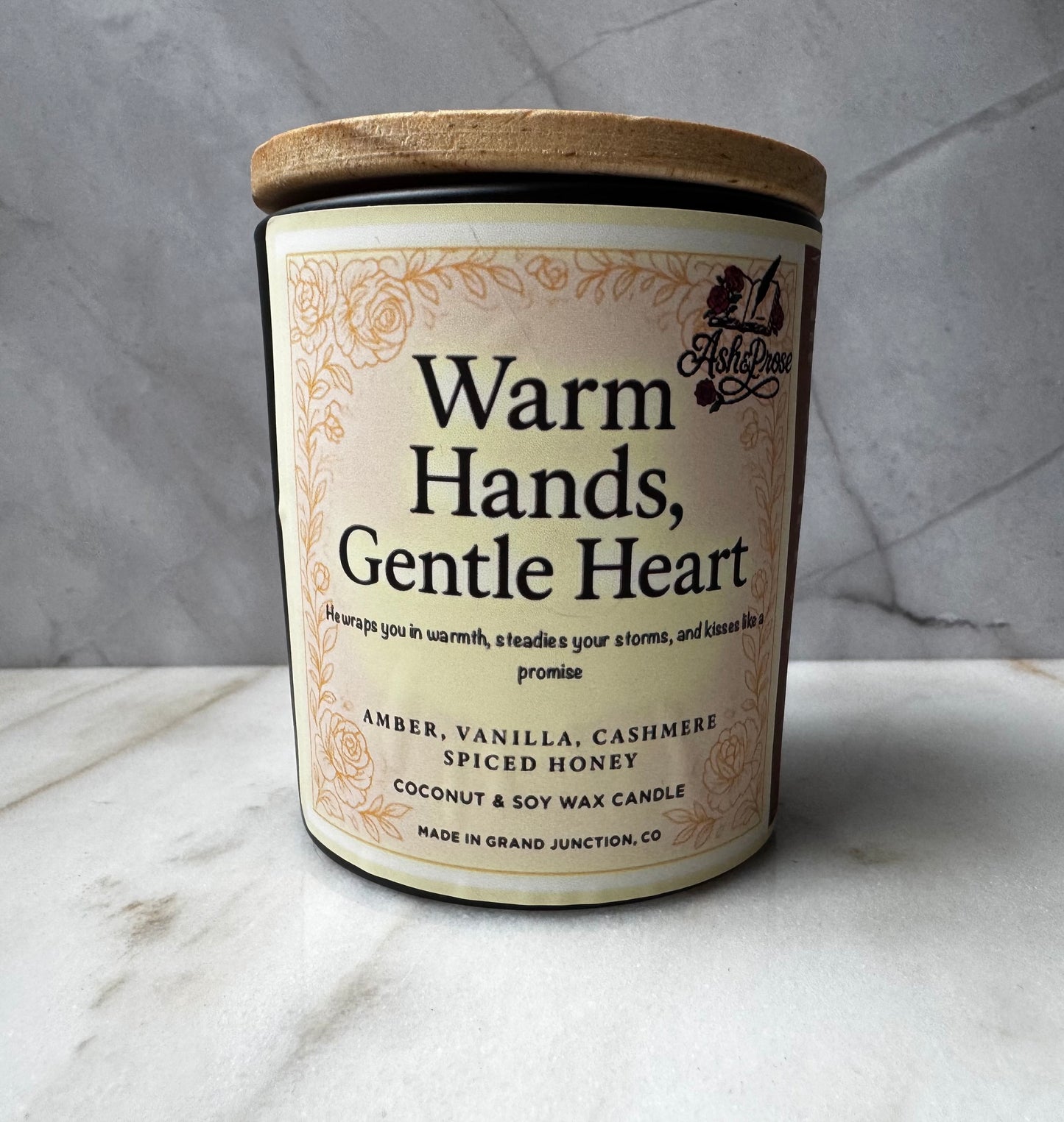 Warm Hands, Gentle Heart | Golden Retriever Trope Candle