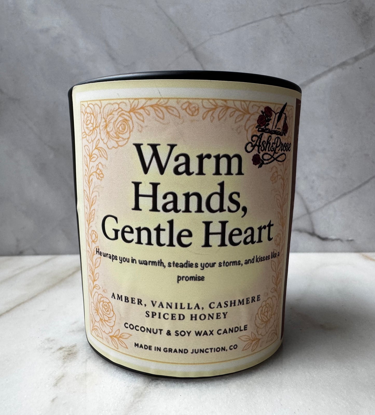 Warm Hands, Gentle Heart | Golden Retriever Trope Candle