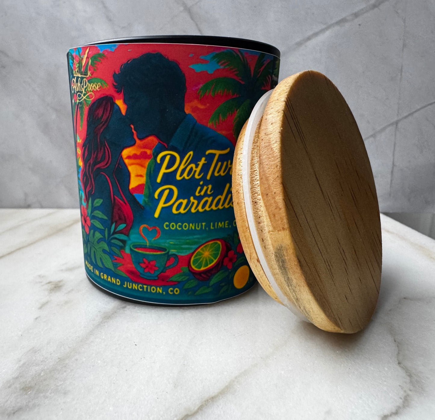 Plot Twist in Paradise | Second Chance Romance Candle