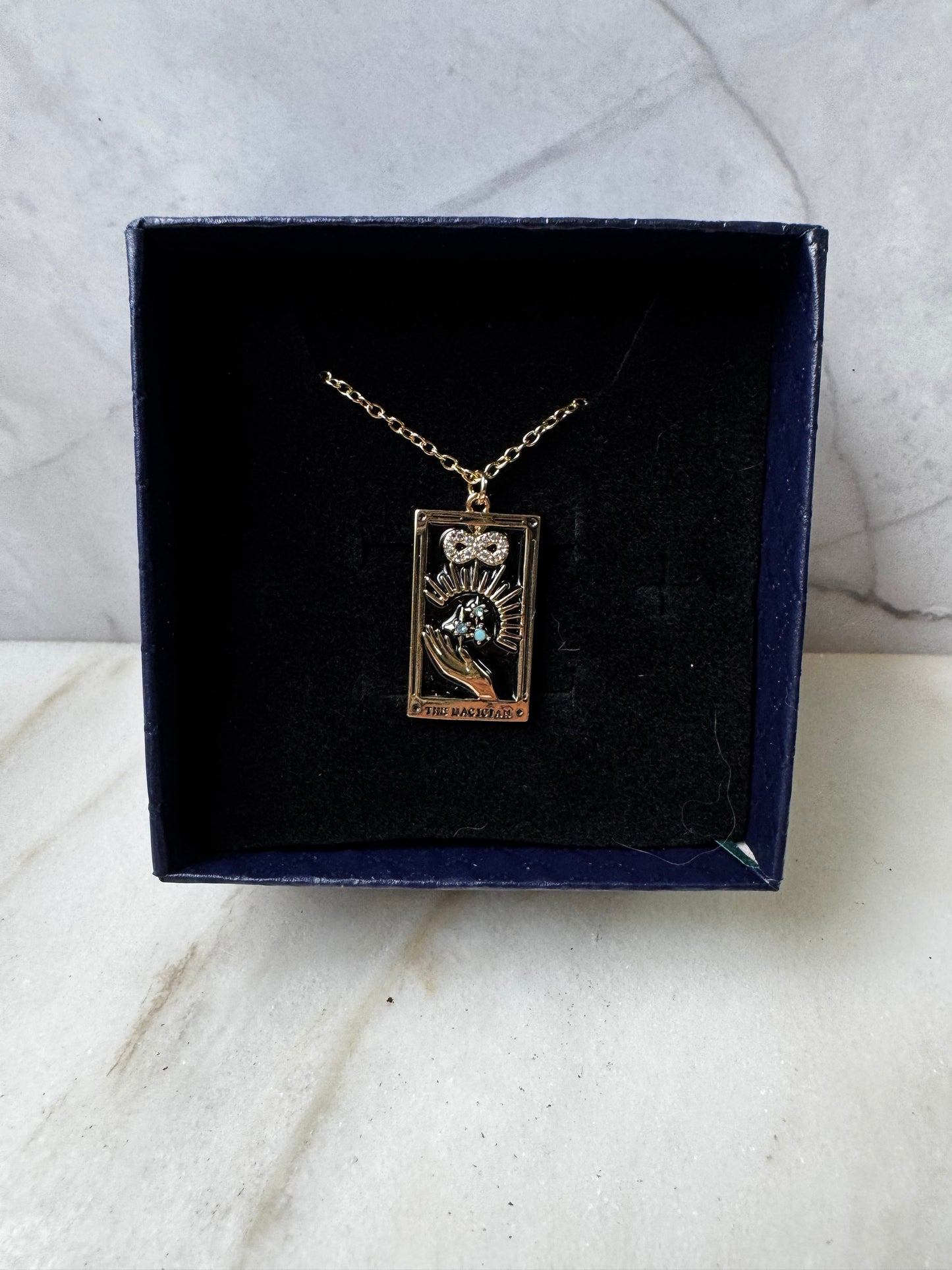 The Magician's Manifestation: Tarot Card Necklace