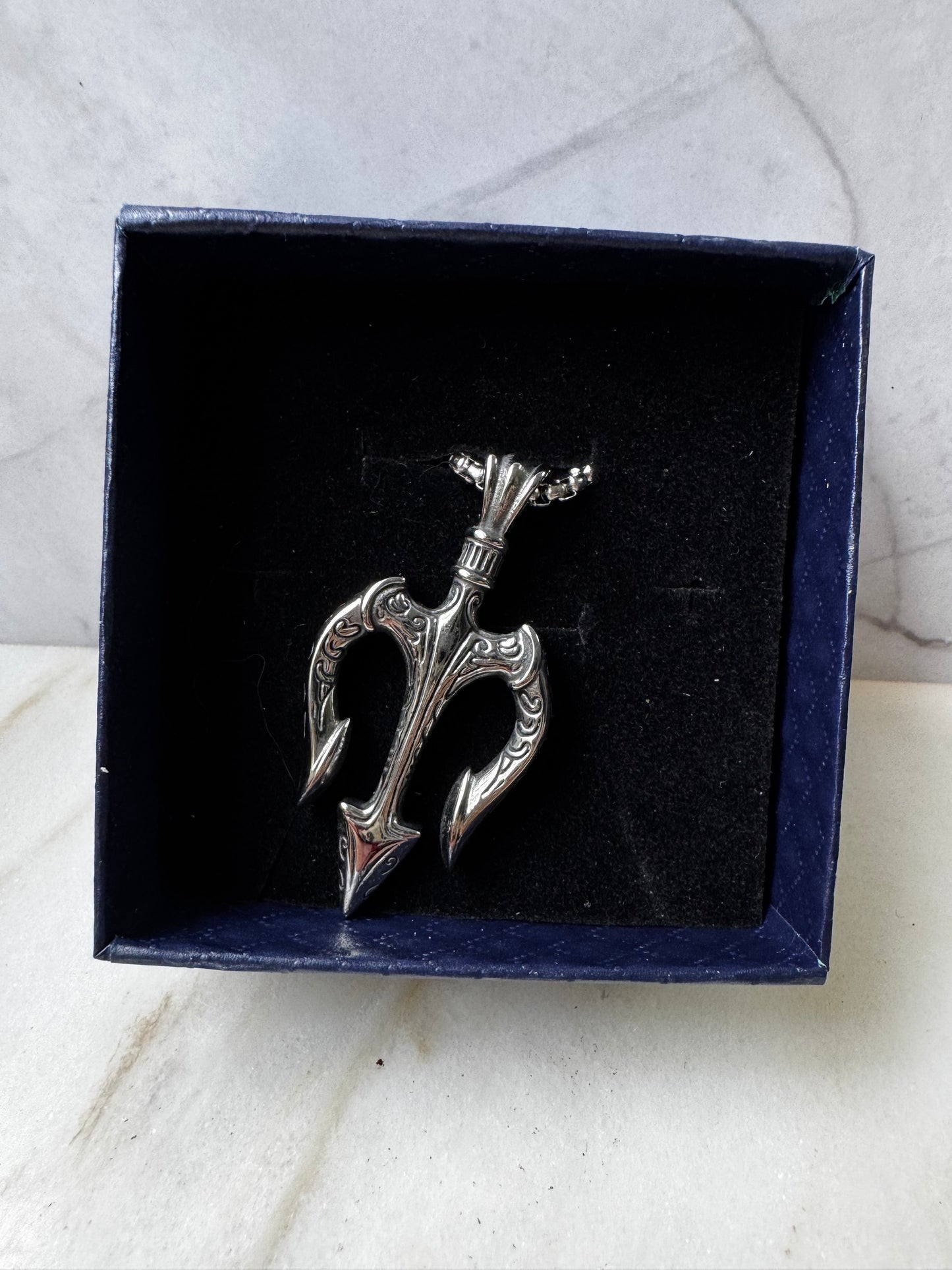 Poseidon’s Trident | The Earthshaker Greek Mythology Necklace