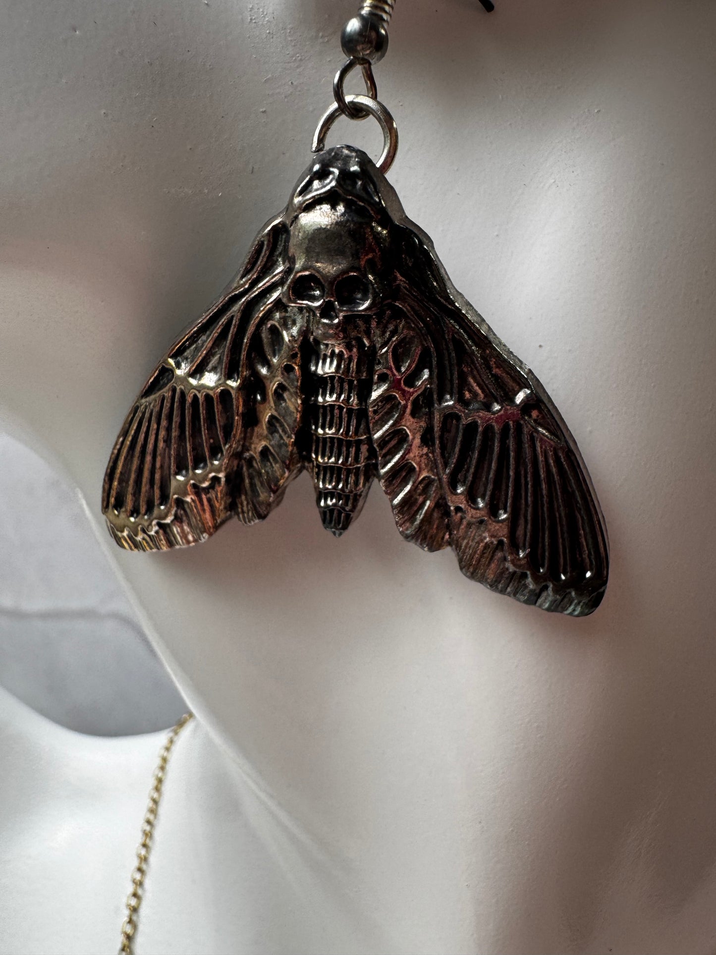 Death's Head Moth | Gothic Earrings