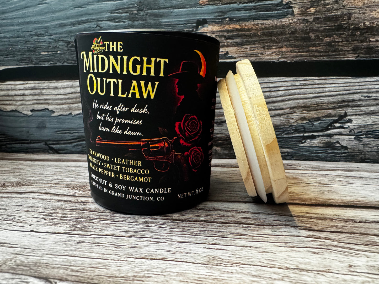 The Midnight Outlaw: A Cowboy Romance Candle