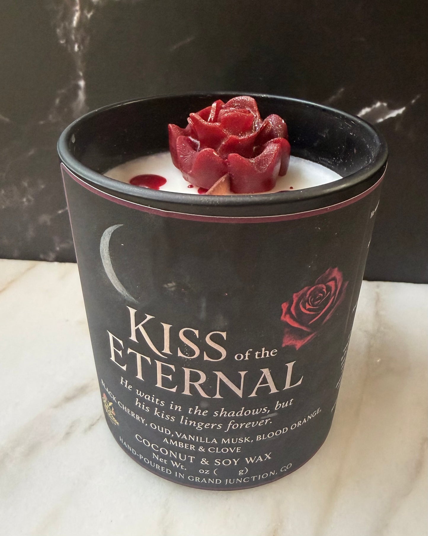 Kiss of the Eternal | Vampire Romance Candle