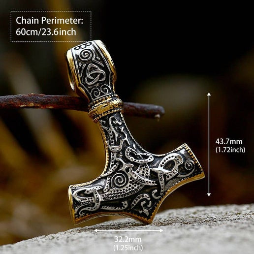 Thor Mjolnir Necklace: The Stormforged Pendant