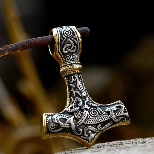 Thor Mjolnir Necklace: The Stormforged Pendant