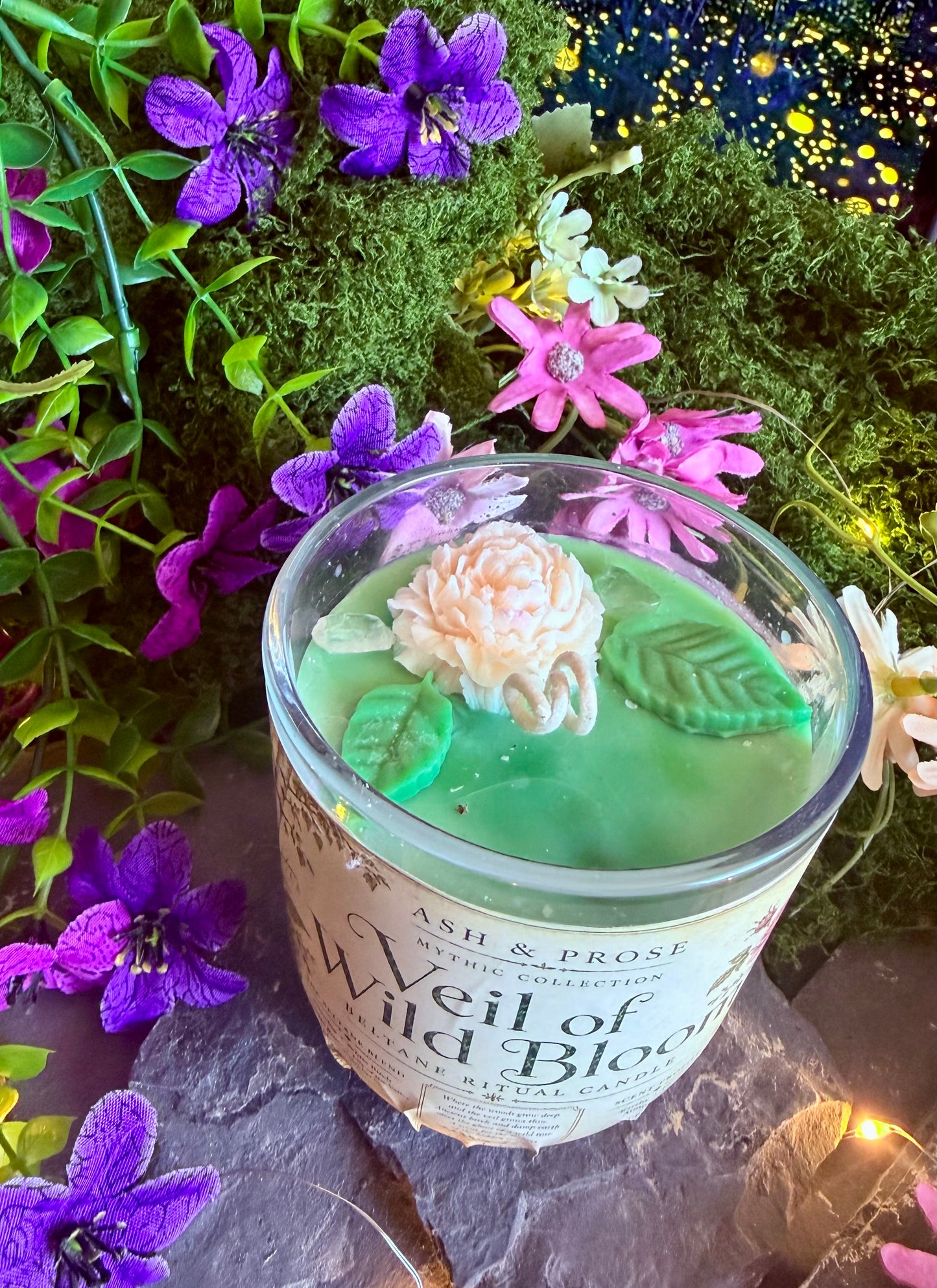 Veil of Wild Bloom - Luxury Ritual Candle