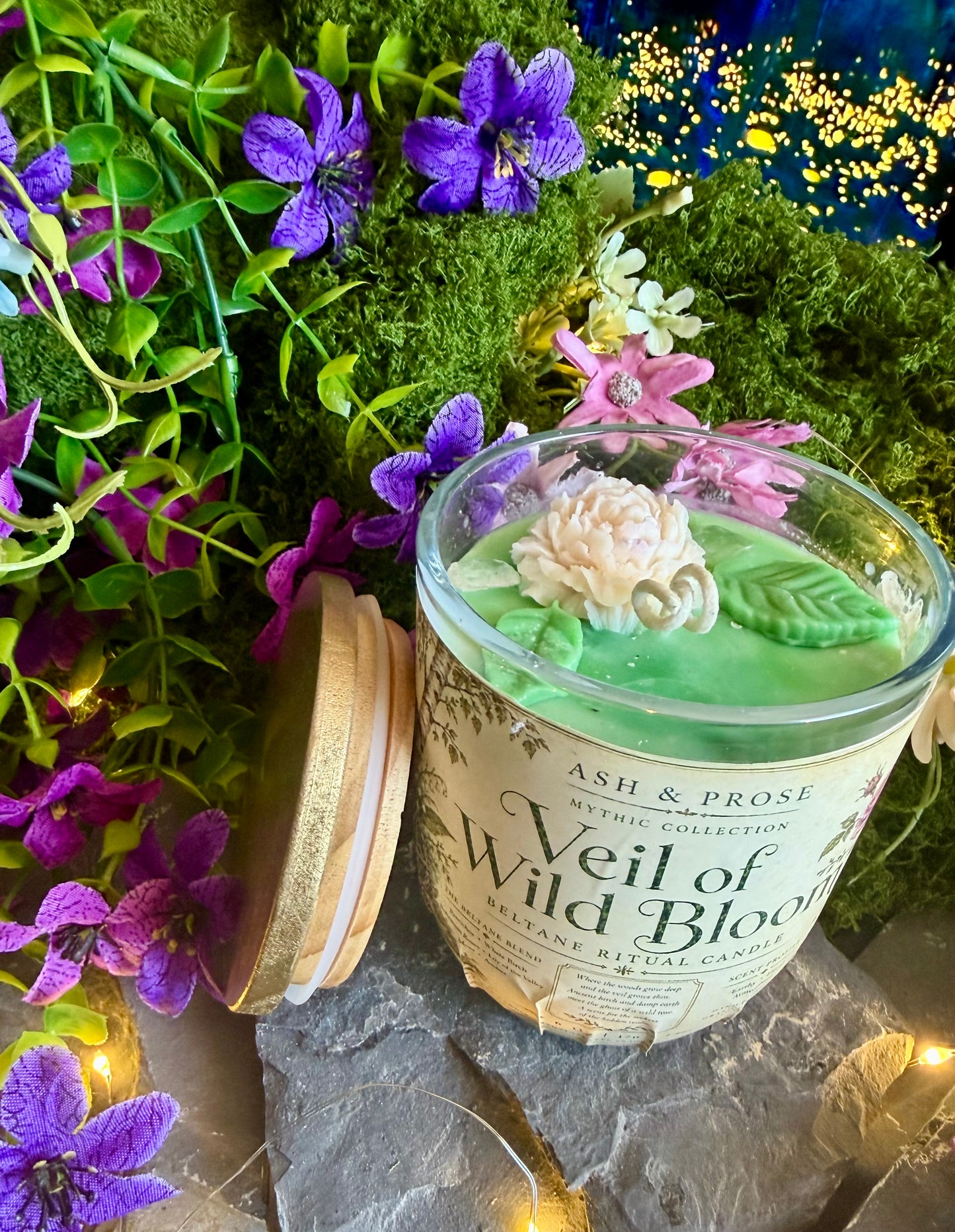 Veil of Wild Bloom - Luxury Ritual Candle